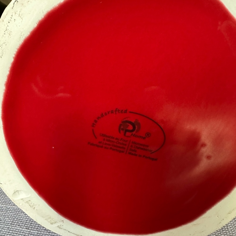 Red Ceramic Pitcher - Picture 4 of 8